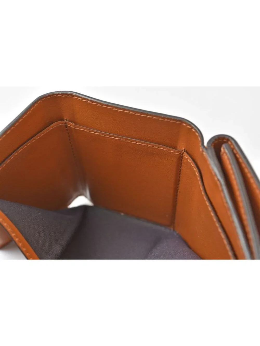 Fendi Wallet Mini Trifold Aayz Soft Leather Brown